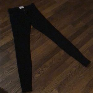 Current Elliott Skinny Black Denim